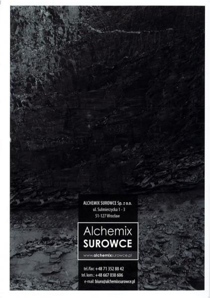 Alchemix surowce ostatnia strona broszury